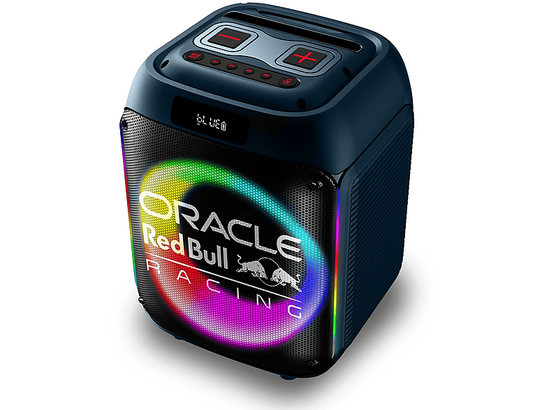 ORACLE RED BULL RACING Redbull Racing Boombox 40W Bluetooth RGB Işıklı Hoparlör Lacivert