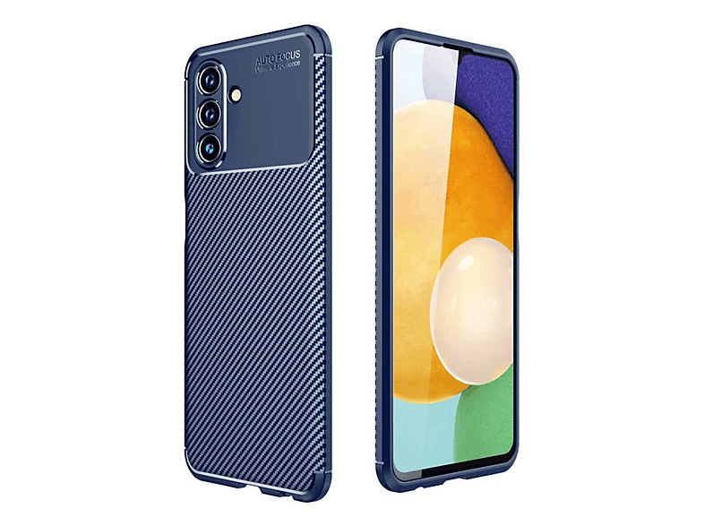 NEWFACE Samsung Galaxy A36 Uyumlu Auto Focus Karbon Kapak Telefon Kılıfı Lacivert