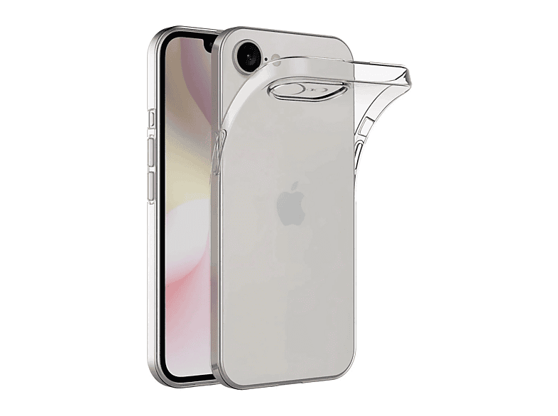 NEWFACE iPhone 16E Uyumlu Lüx Şeffaf Silikon Telefon Kılıfı Şeffaf