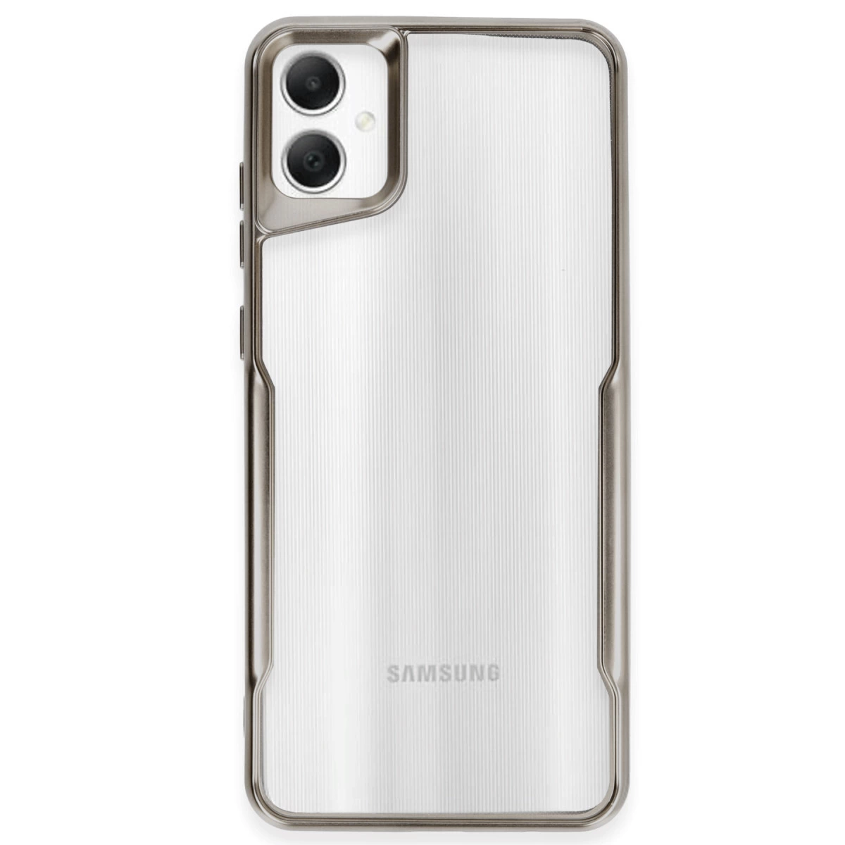 NEWFACE Samsung Galaxy A06 Uyumlu Boyi Silikon Kapak Telefon Kılıfı Titan Gri
