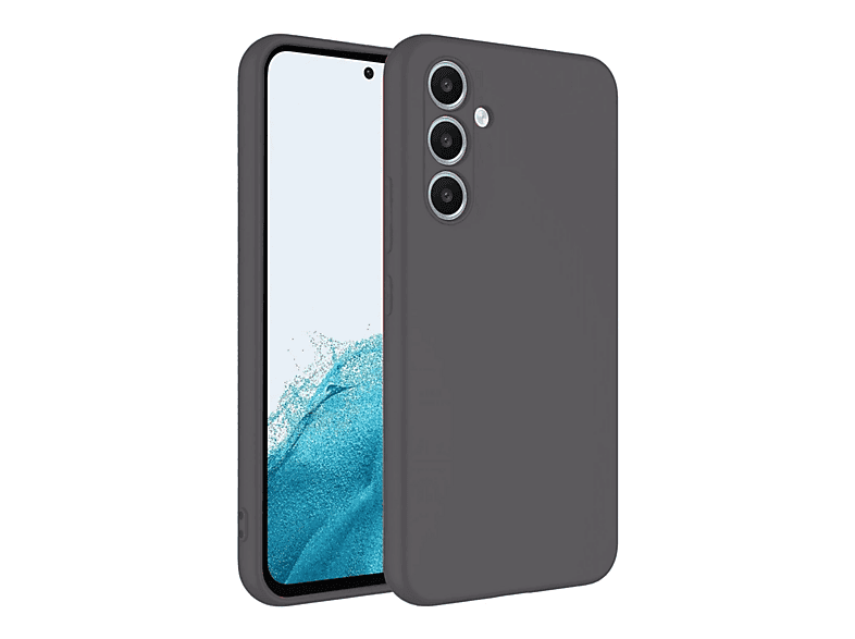 NEWFACE Samsung Galaxy A16 5G Uyumlu First Silikon Telefon Kılıfı Gri