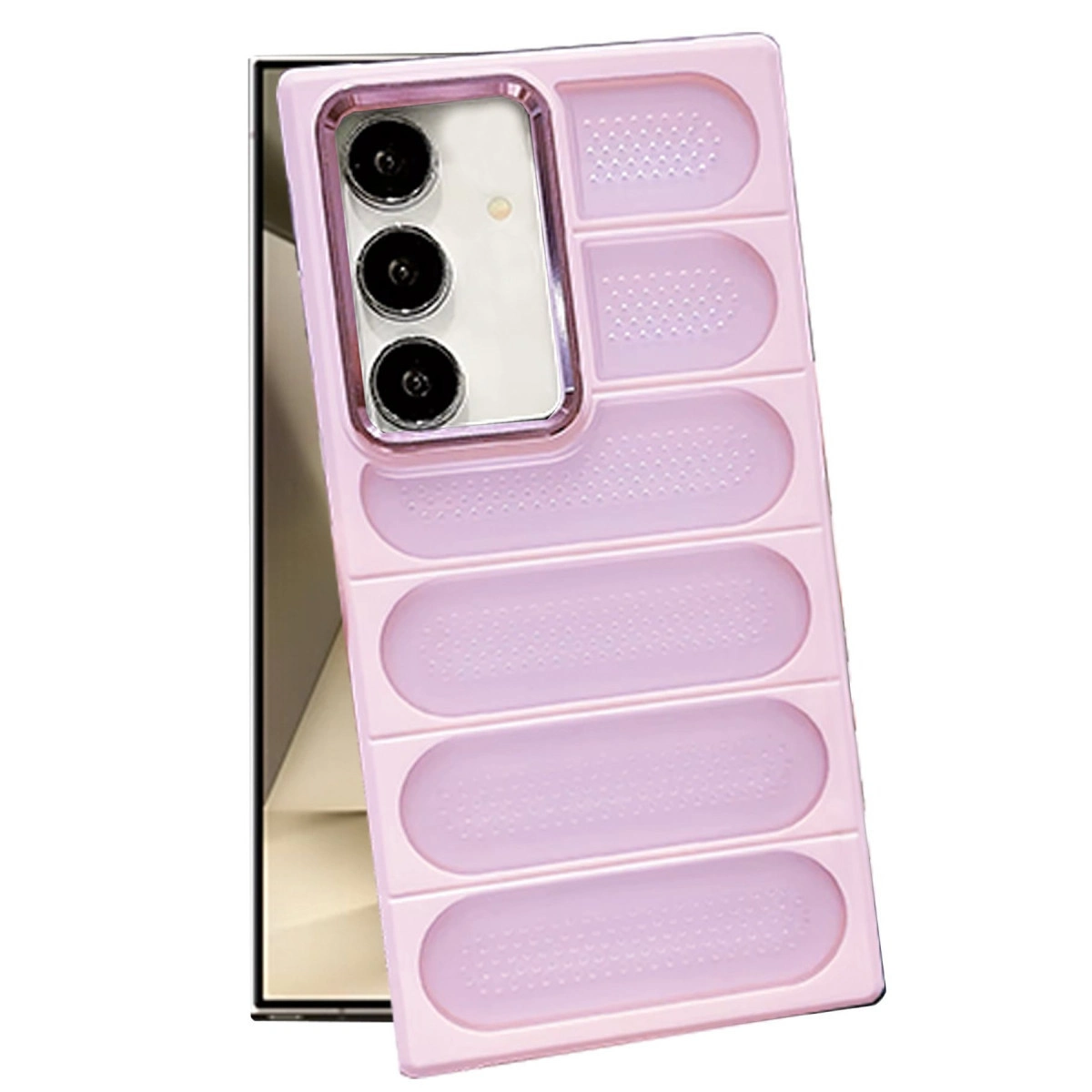 NEWFACE Samsung Galaxy S24 Plus Uyumlu Airmax Silikon Telefon Kılıfı Pembe