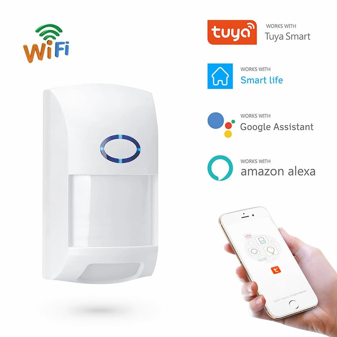 YECO HS-15 Evcil Hayvan Dostu Akıllı Wi-Fi PIR  Tuya Uyumlu Bildirimli Kablosuz Hareket Sensörü