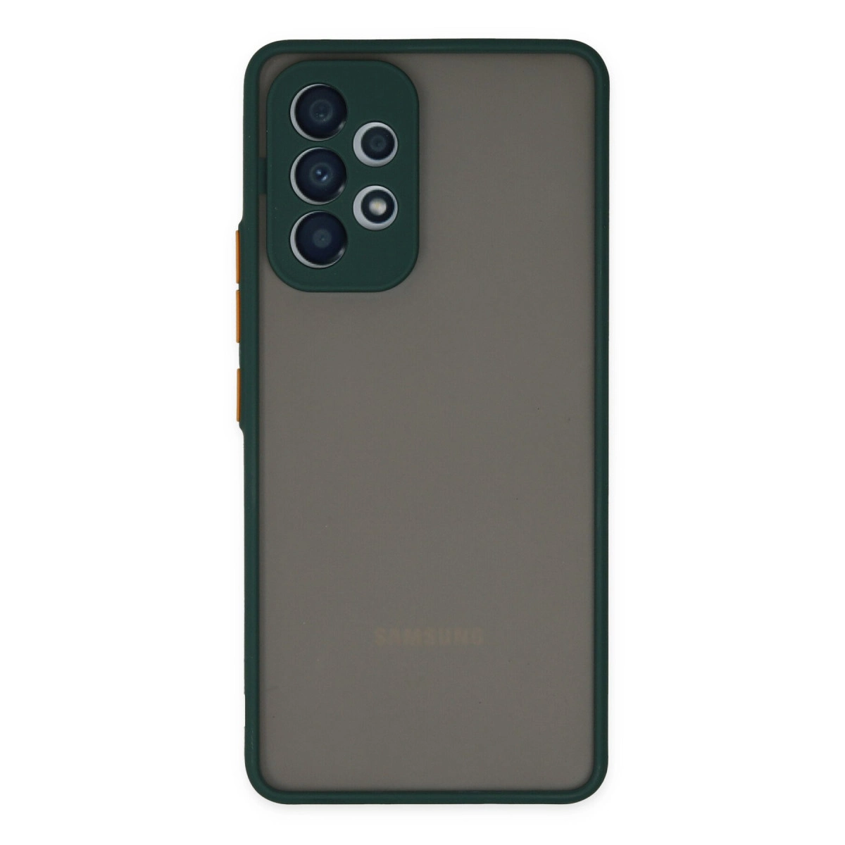 NEWFACE Samsung Galaxy A53 5G Uyumlu Montreal Silikon Kapak Telefon Kılıfı Yeşil