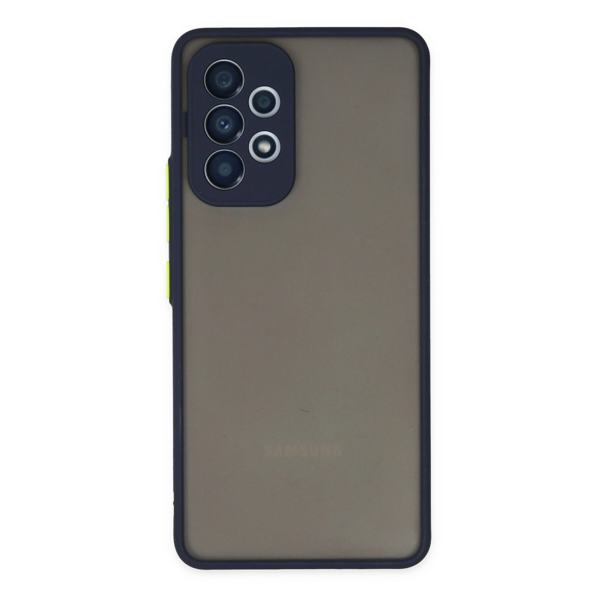 NEWFACE Samsung Galaxy A53 5G Uyumlu Montreal Silikon Kapak Telefon Kılıfı Lacivert