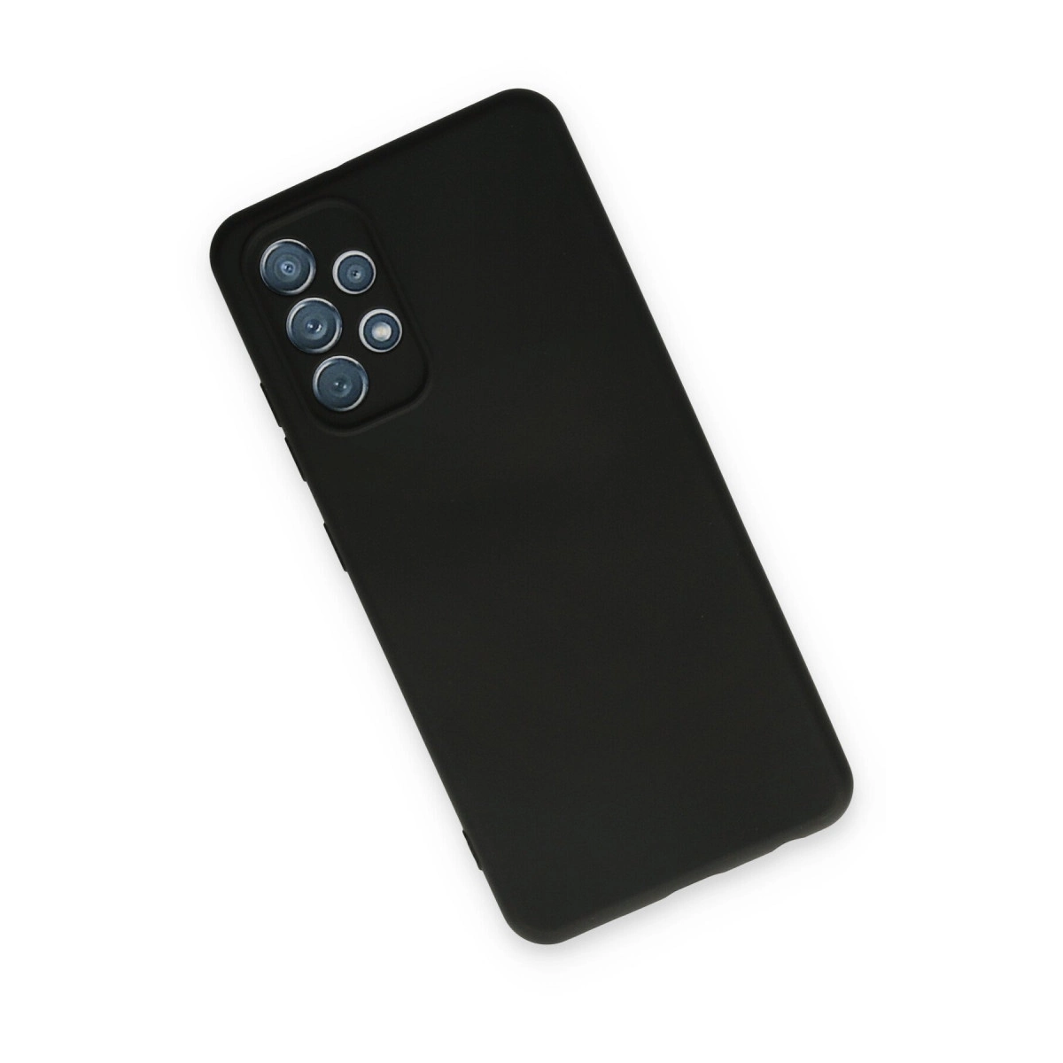 Beyaz arka plan üzerinde kamera modüllü siyah akıllı telefon