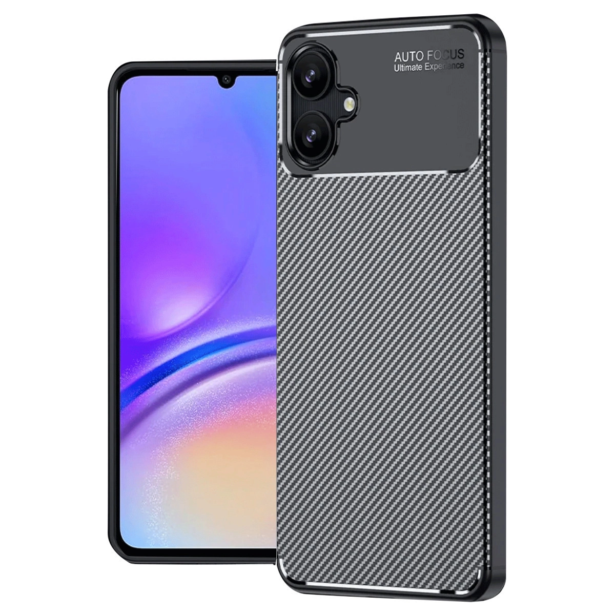 NEWFACE Samsung Galaxy A06 Uyumlu  Auto Focus  Karbon Telefon Kılıfı Siyah