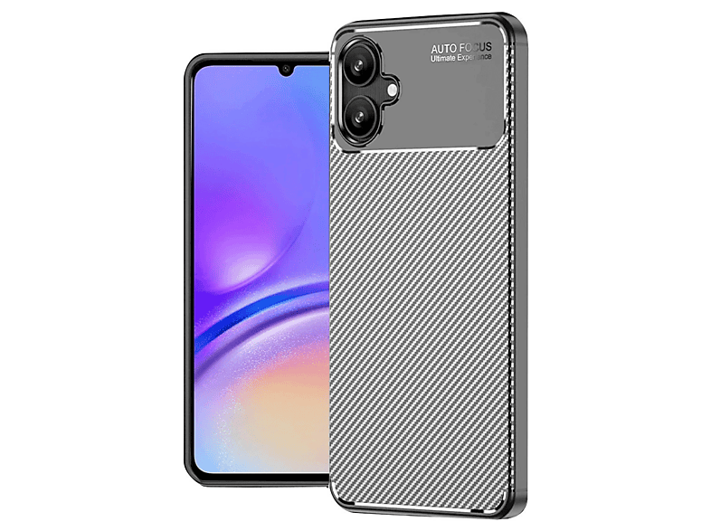 NEWFACE Samsung Galaxy A06 Uyumlu Auto Focus Karbon Telefon Kılıfı Gri