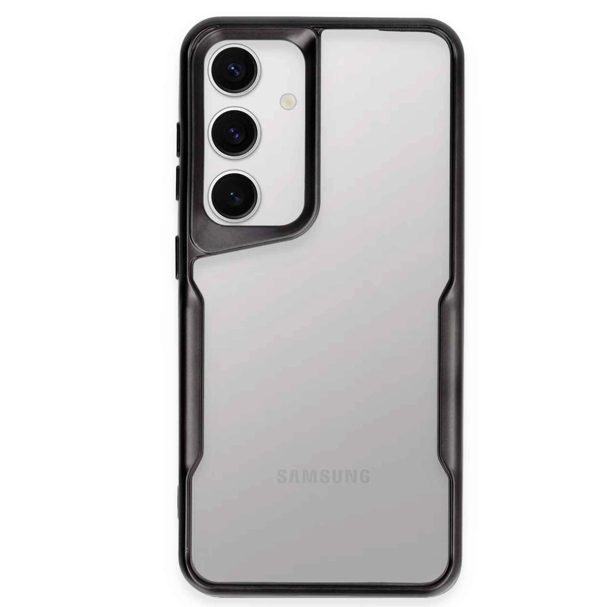 NEWFACE Samsung Galaxy S24 Uyumlu Boyi Silikon Kapak Telefon Kılıfı Siyah