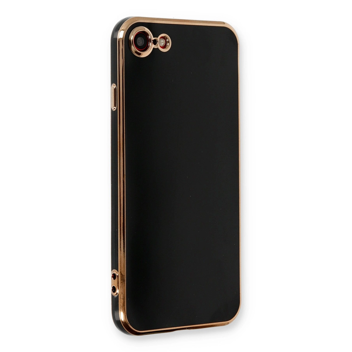 NEWFACE iPhone 7 Uyumlu Volet Silikon Telefon Kılıfı Siyah
