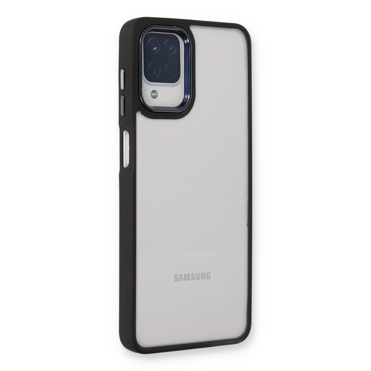 NEWFACE Samsung Galaxy A22 Uyumlu Dora Kapak Telefon Kılıfı Siyah