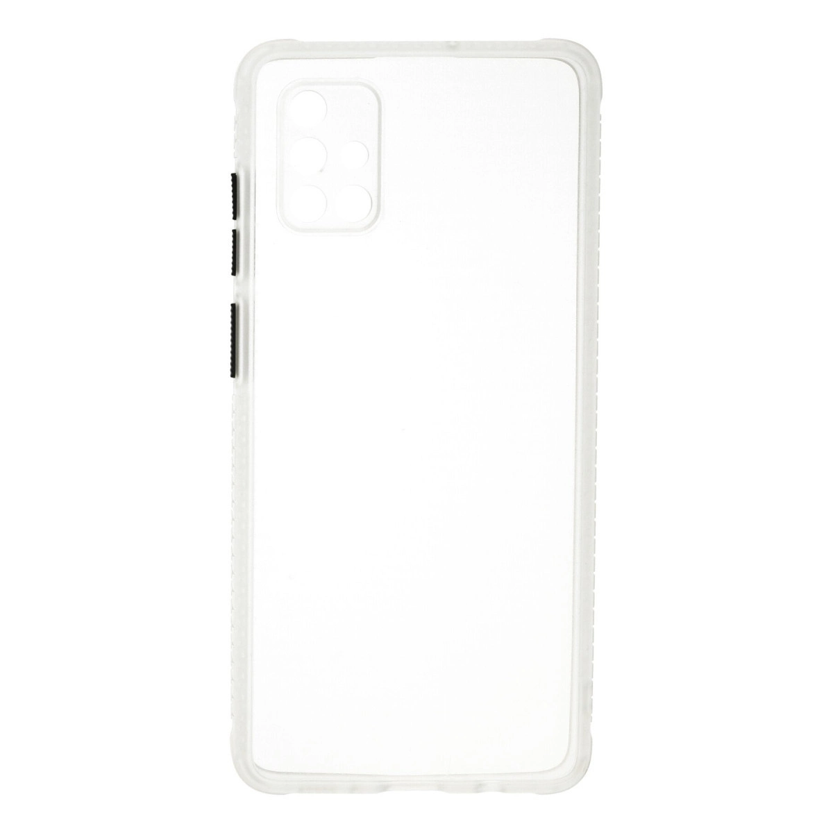 NEWFACE Samsung Galaxy A71 Uyumlu Miami Şeffaf Silikon Telefon Kılıfı Şeffaf