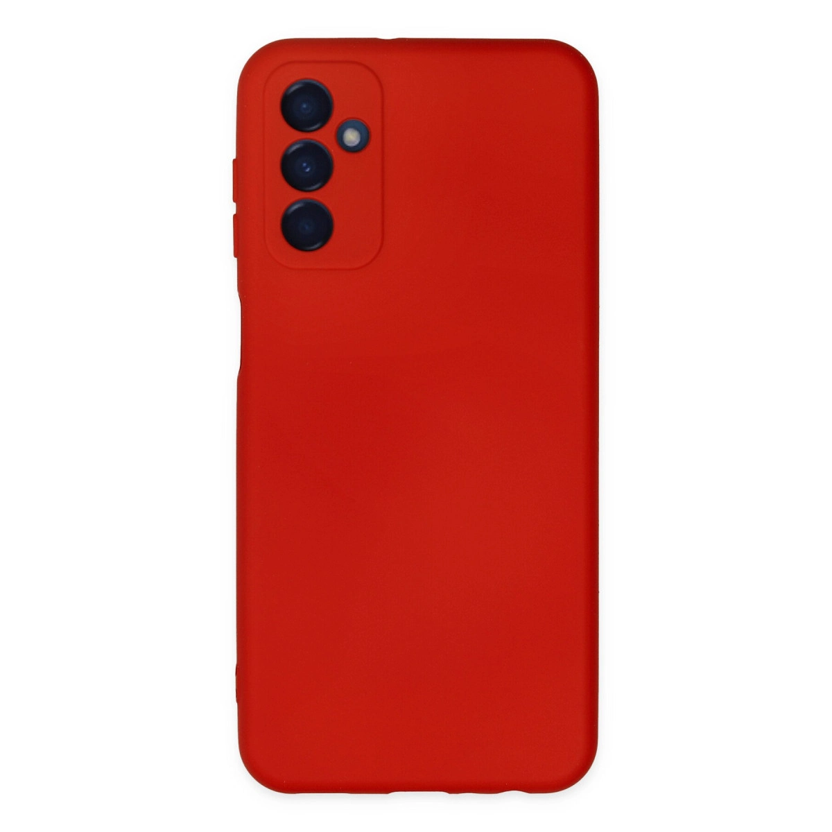 NEWFACE Samsung Galaxy M23 Uyumlu Nano İçi Kadife Silikon Telefon Kılıfı Kırmızı