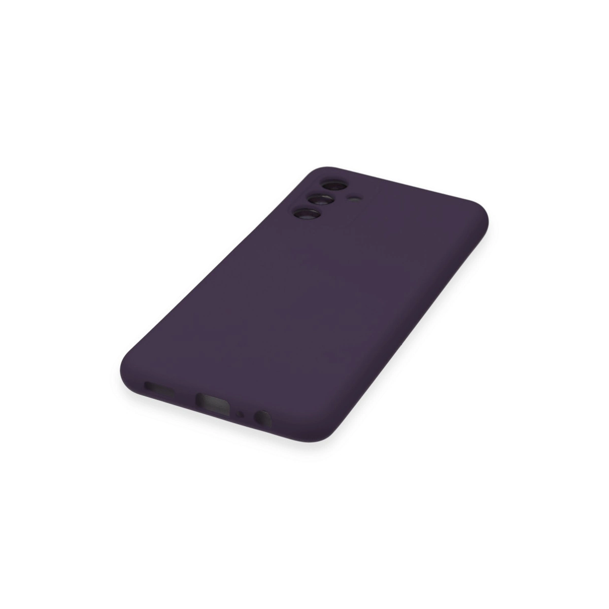 NEWFACE Samsung Galaxy A24 4G Uyumlu Nano İçi Kadife Silikon Telefon Kılıfı Mor