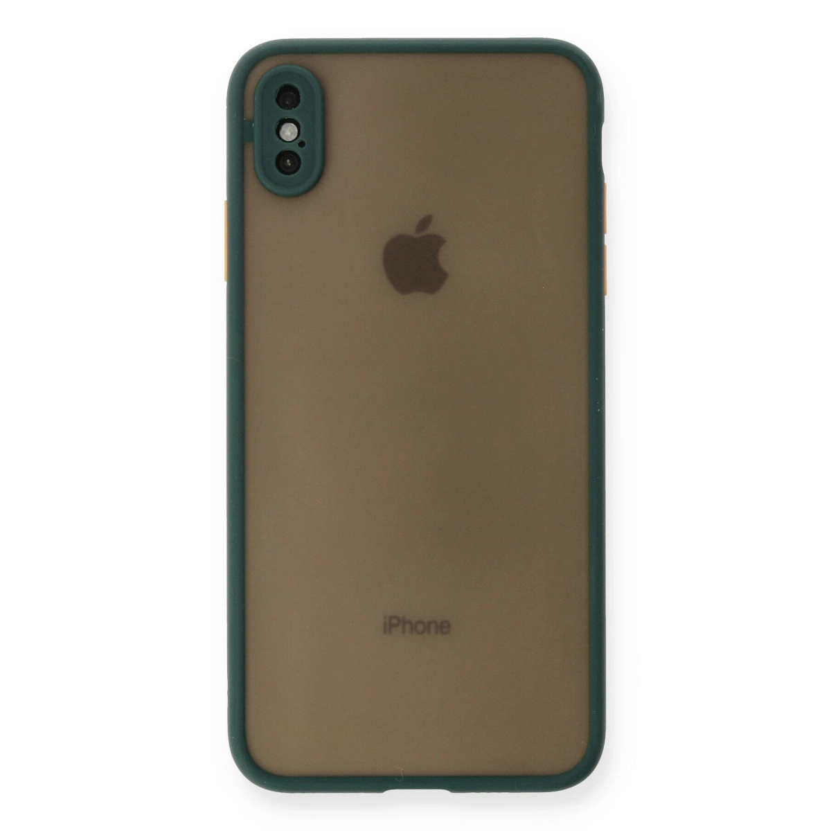 NEWFACE iPhone XS Max Uyumlu Montreal Silikon Kapak Telefon Kılıfı Yeşil