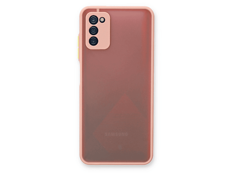 NEWFACE Samsung Galaxy A03S Uyumlu Montreal Silikon Kapak Telefon Kılıfı Pembe