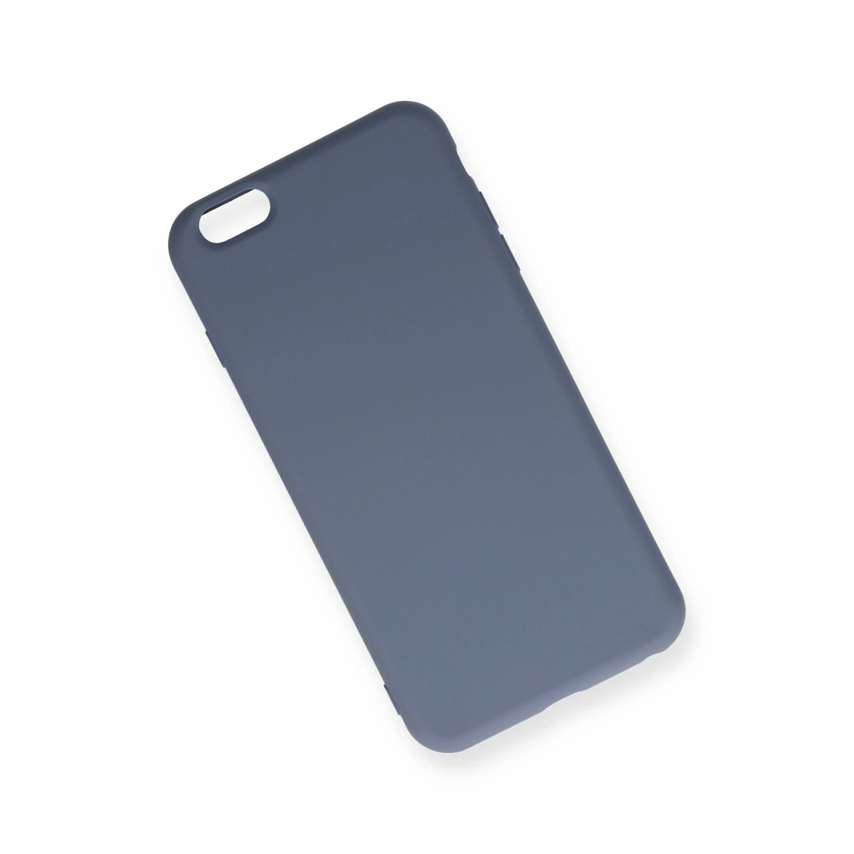 NEWFACE iPhone 6 Plus Uyumlu Nano İçi Kadife Silikon Telefon Kılıfı Gri