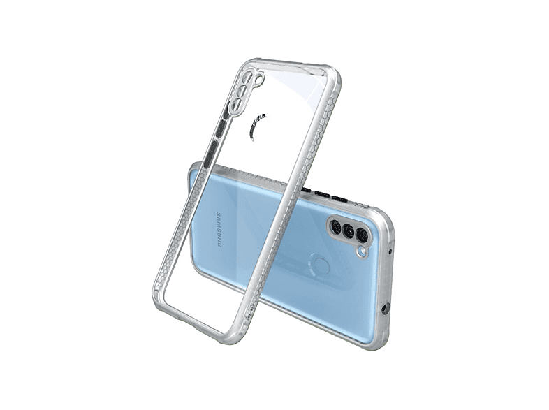 NEWFACE Samsung Galaxy A11 Uyumlu Miami Şeffaf Silikon Telefon Kılıfı Şeffaf