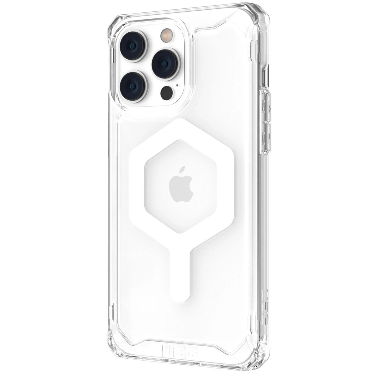 NEWFACE iPhone 14 Pro Uyumlu Uag Plyo Magneticsafe Silikon Telefon Kılıfı Şeffaf