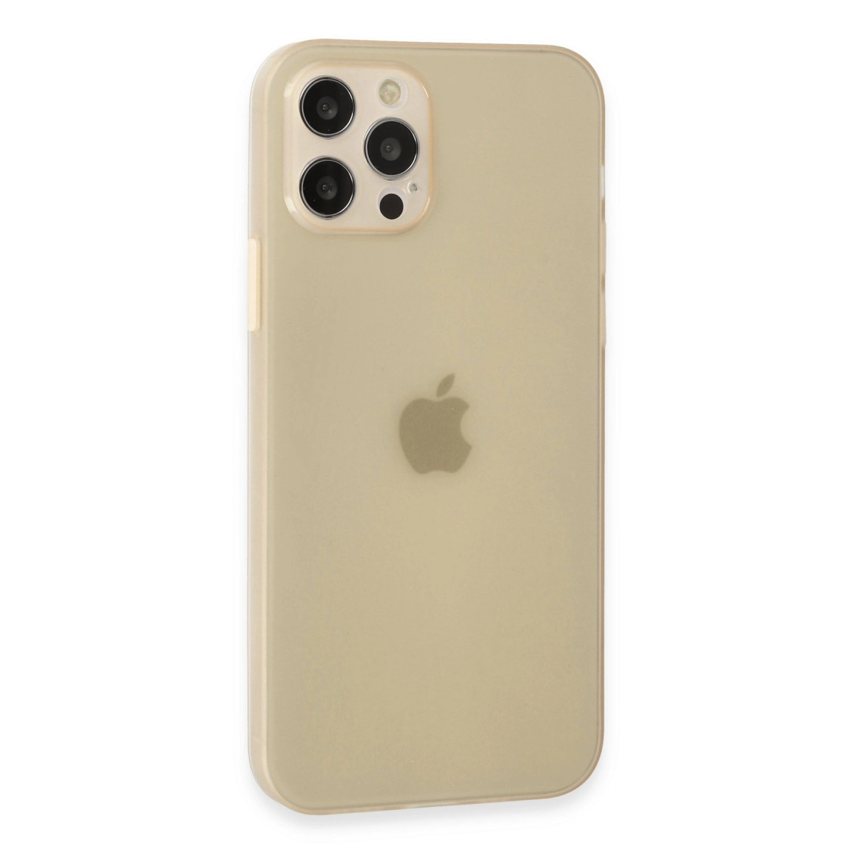 NEWFACE iPhone 12 Pro Max Uyumlu Puma Silikon Telefon Kılıfı Gold