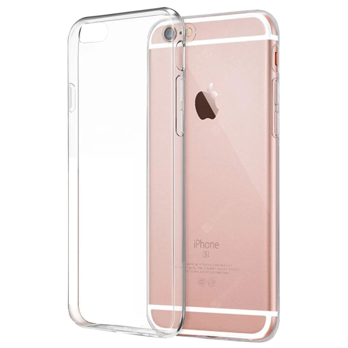NEWFACE iPhone 6 Uyumlu Lüx Şeffaf Silikon Telefon Kılıfı Şeffaf