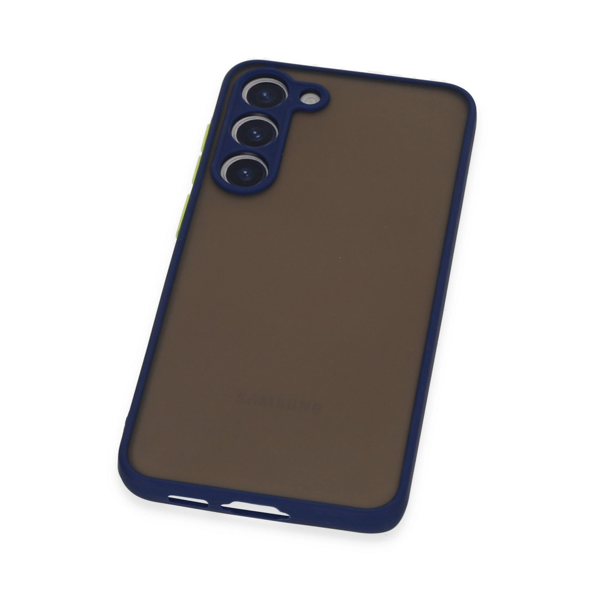 NEWFACE Samsung Galaxy S23 Plus Uyumlu Montreal Silikon Kapak Telefon Kılıfı Lacivert