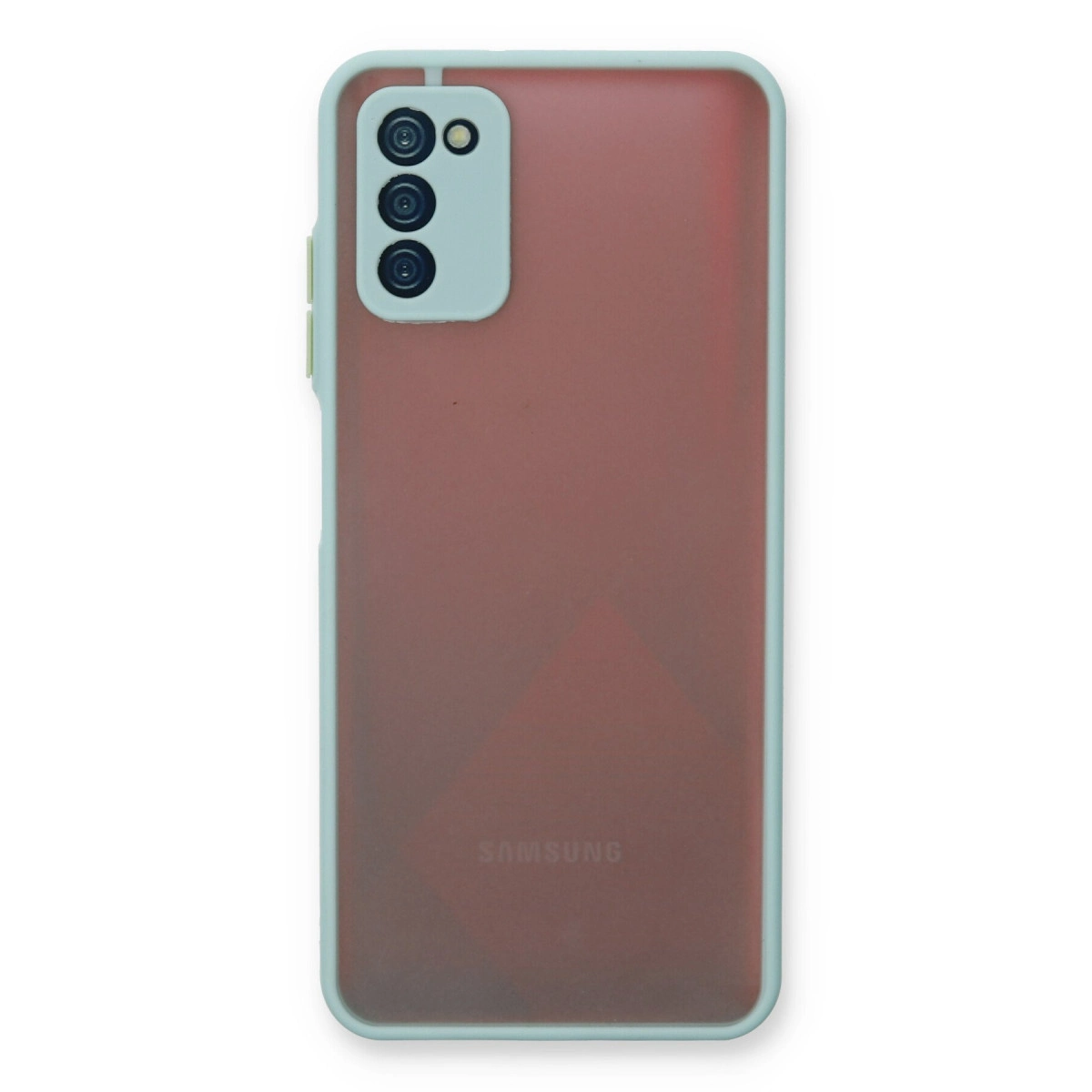 NEWFACE Samsung Galaxy A03S Uyumlu Montreal Silikon Kapak Telefon Kılıfı Turkuaz