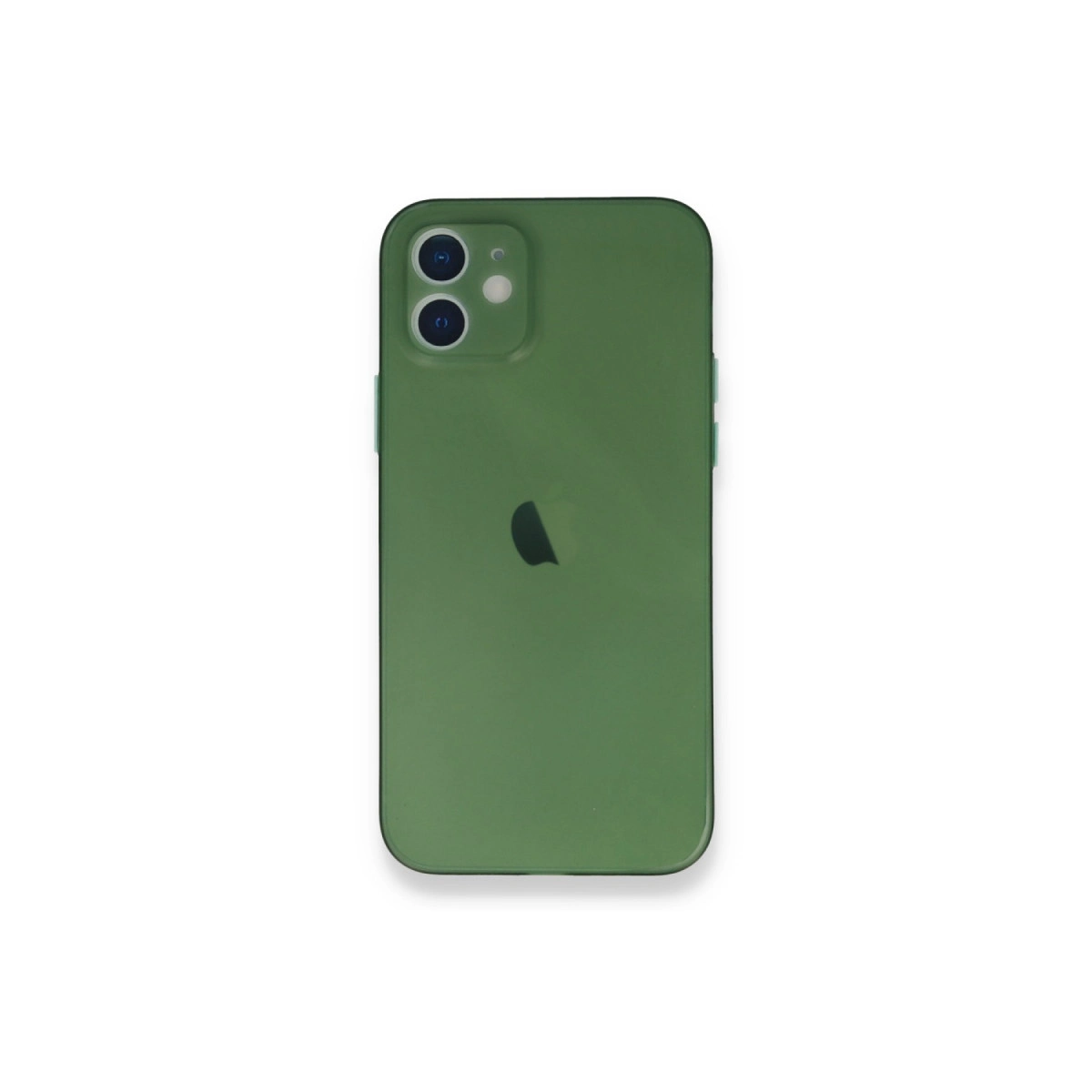 NEWFACE iPhone 12 Mini Uyumlu Pp Ultra İnce Kapak Telefon Kılıfı Yeşil
