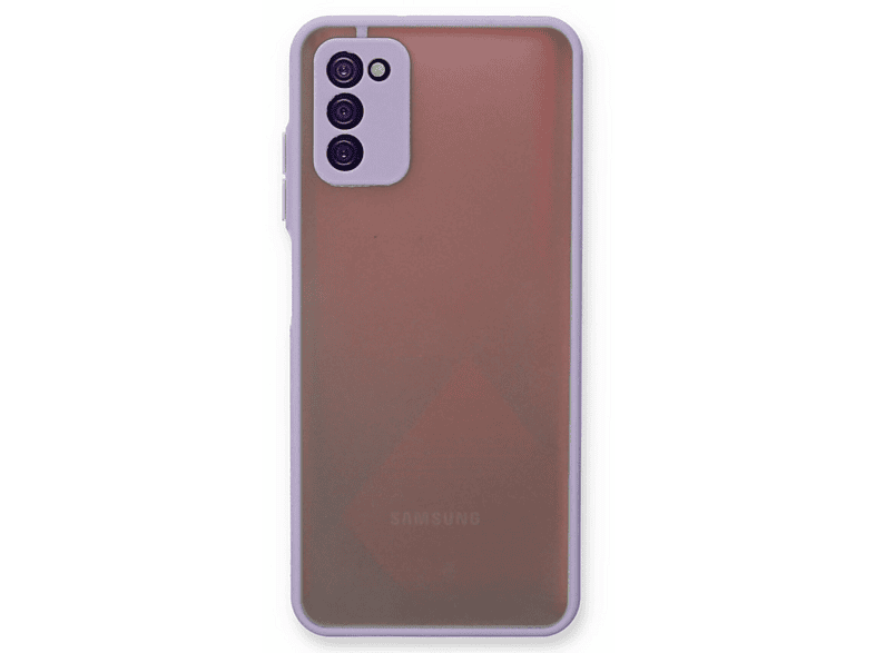 NEWFACE Samsung Galaxy A03S Uyumlu Montreal Silikon Kapak Telefon Kılıfı Mor