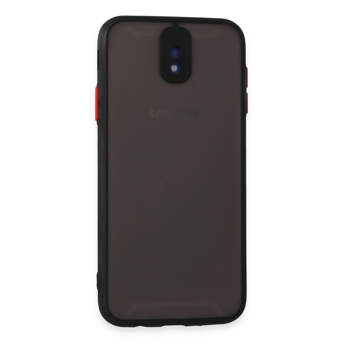 NEWFACE Samsung Galaxy J7 Pro / J730 Uyumlu Montreal Silikon Kapak Telefon Kılıfı Siyah