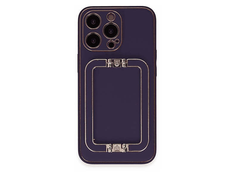 EVIMDEYOKYOK iPhone 14 Pro Uyumlu Coco Elit Kapak Telefon Kılıfı Mor