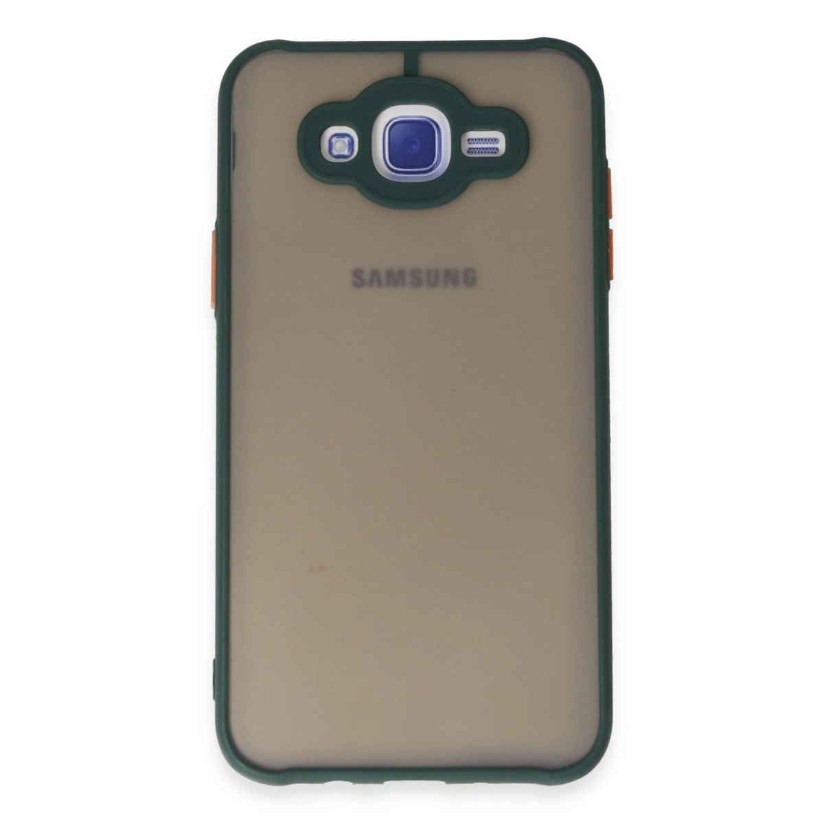 NEWFACE Samsung Galaxy J7 Uyumlu Montreal Silikon Kapak Telefon Kılıfı Yeşil
