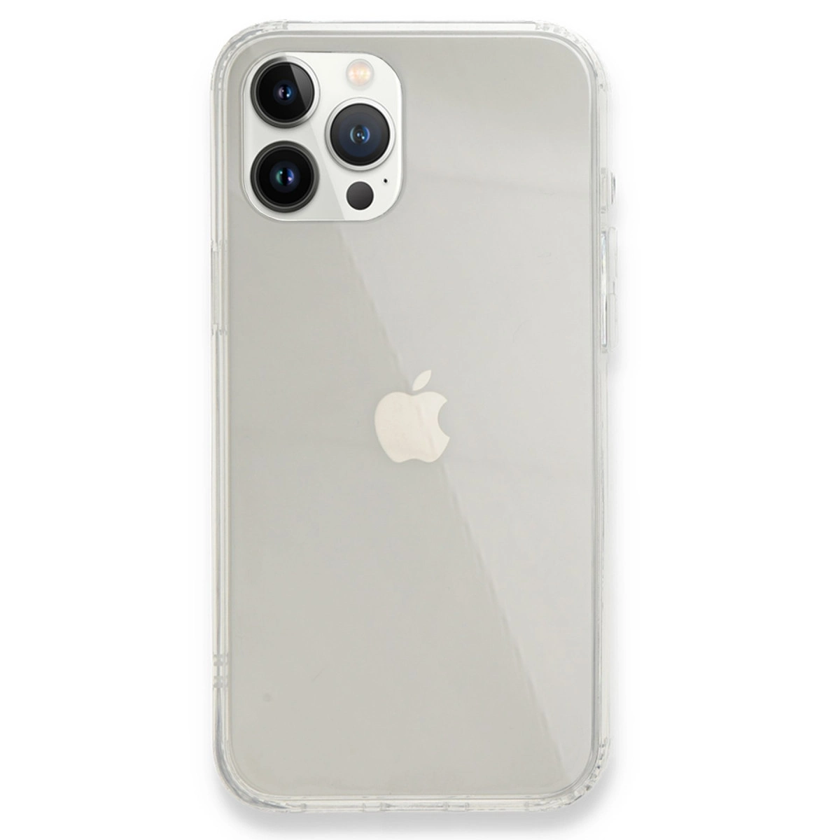 NEWFACE iPhone 13 Pro Max Uyumlu 3D Vera Telefon Kılıfı Şeffaf
