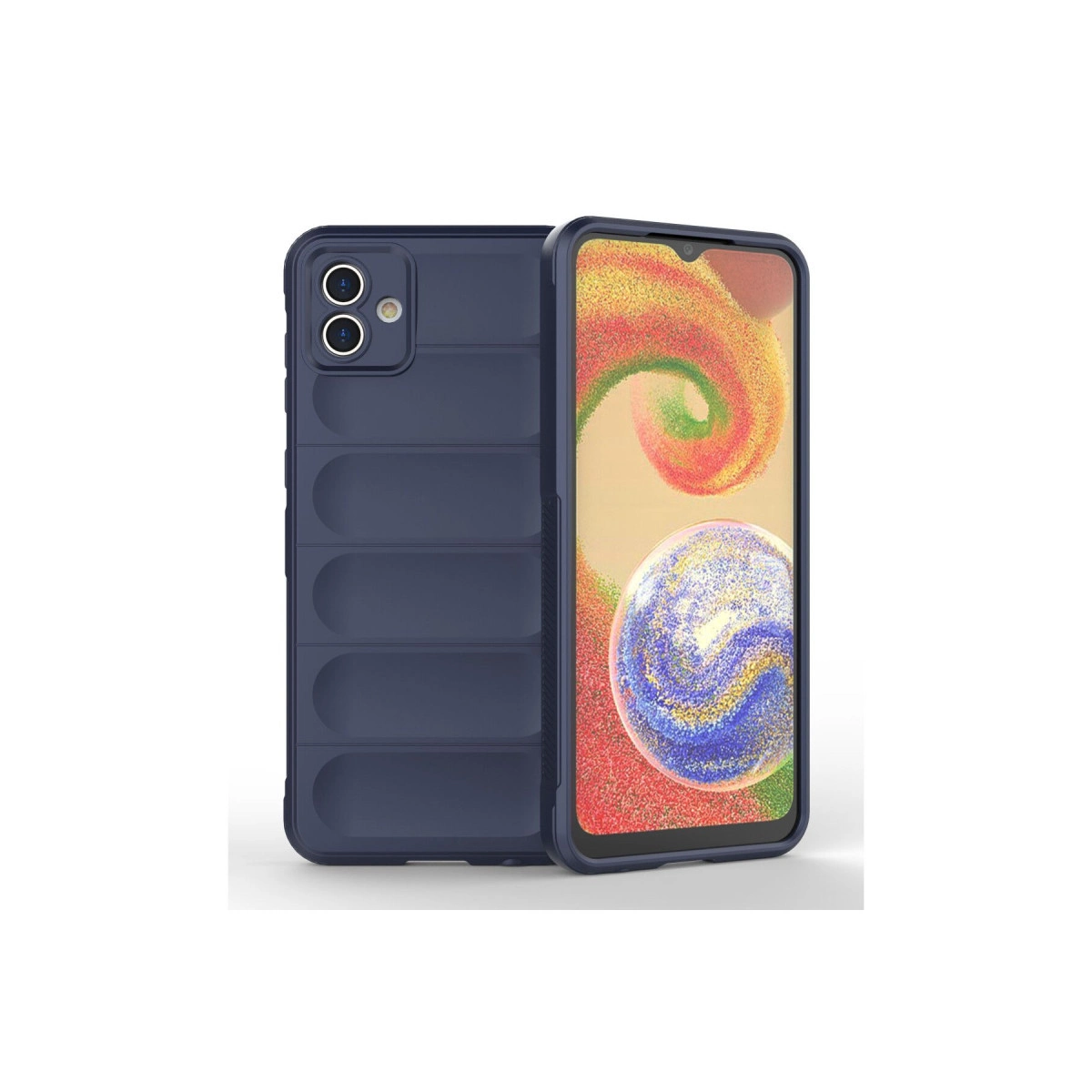 NEWFACE Samsung Galaxy A04E Uyumlu Optimum Silikon Telefon Kılıfı Lacivert
