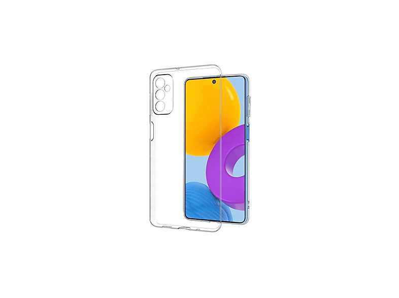 NEWFACE Samsung Galaxy M52 5G Uyumlu Deluxe 2MM Şeffaf Silikon Telefon Kılıfı Şeffaf