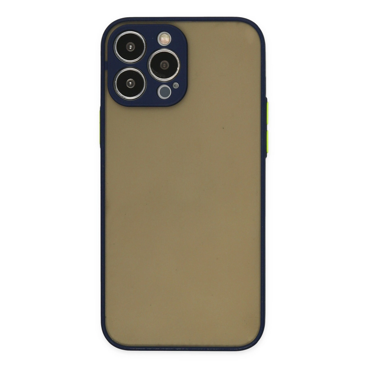 NEWFACE iPhone 14 Pro Uyumlu Montreal Silikon Kapak Telefon Kılıfı Lacivert