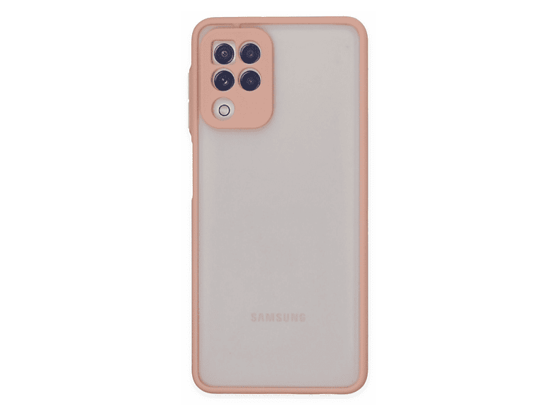 NEWFACE Samsung Galaxy A22 Uyumlu Montreal Silikon Kapak Telefon Kılıfı Pembe