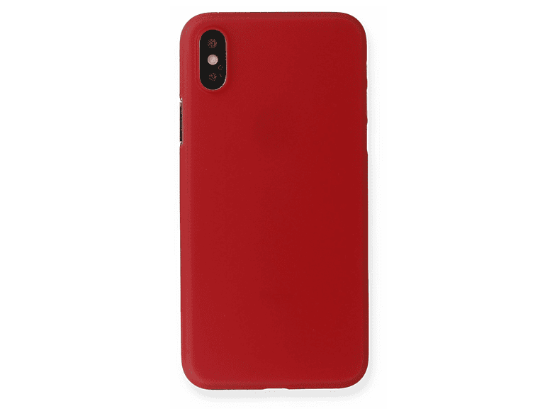 NEWFACE iPhone X Uyumlu Pp Ultra İnce Telefon Kılıfı Kırmızı