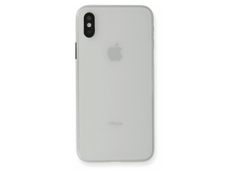 NEWFACE iPhone XS Max Uyumlu Pp Ultra İnce Kapak Telefon Kılıfı Beyaz