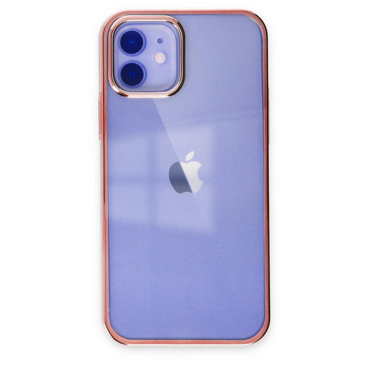 NEWFACE iPhone 12 Uyumlu Element Silikon Telefon Kılıfı Pembe