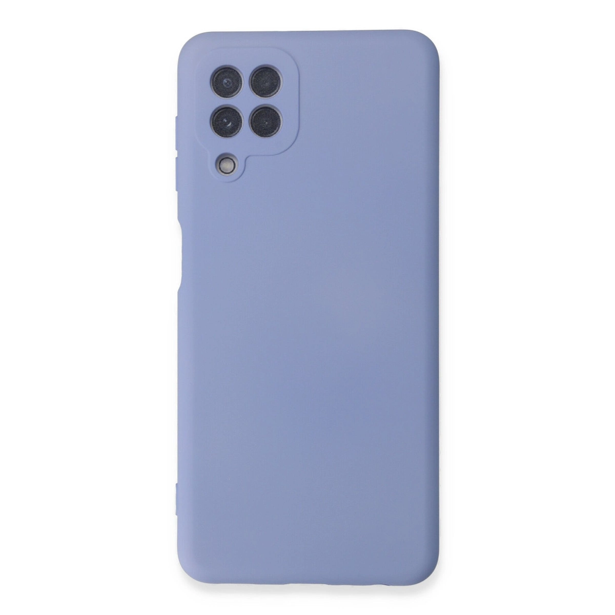 NEWFACE Samsung Galaxy A22 Uyumlu Nano İçi Kadife Silikon Telefon Kılıfı Lila