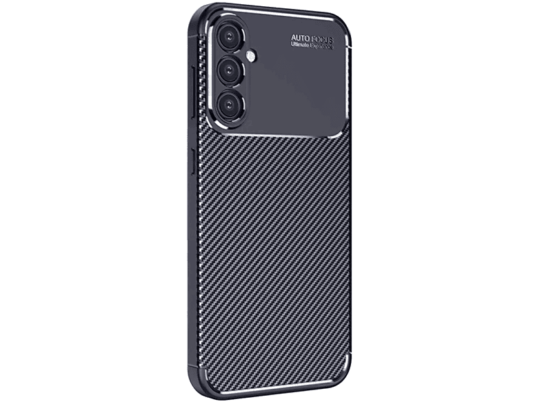 NEWFACE Samsung Galaxy S25 Uyumlu Auto Focus Karbon Kapak Telefon Kılıfı Lacivert