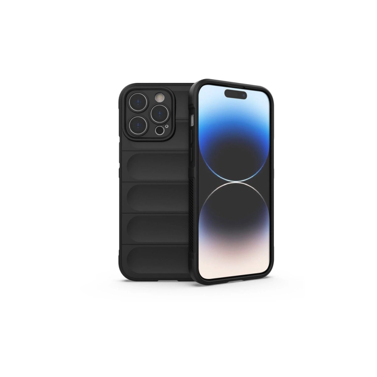 NEWFACE iPhone 16 Pro Max Uyumlu Optimum Silikon Telefon Kılıfı Siyah
