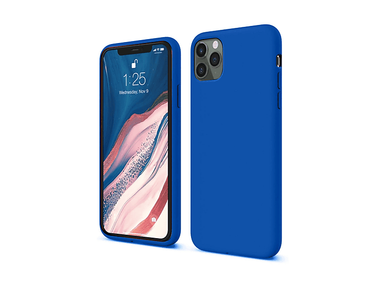 NEWFACE iPhone 11 Pro Uyumlu First Silikon Telefon Kılıfı Mavi