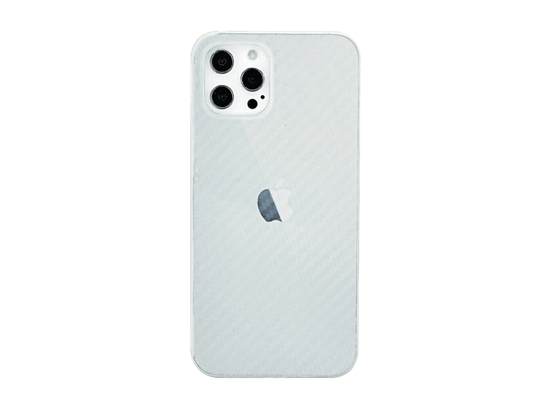 NEWFACE iPhone 12 Pro Max Uyumlu Karbon Pp Silikon Telefon Kılıfı Şeffaf