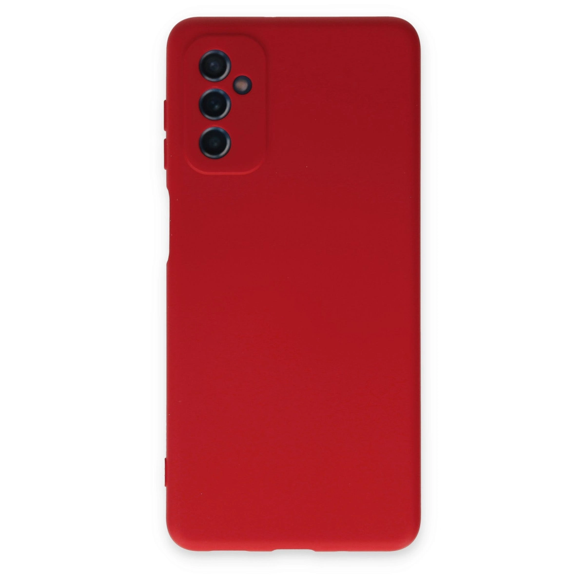 NEWFACE Samsung Galaxy M52 5g Uyumlu Nano İçi Kadife Silikon Telefon Kılıfı Kırmızı