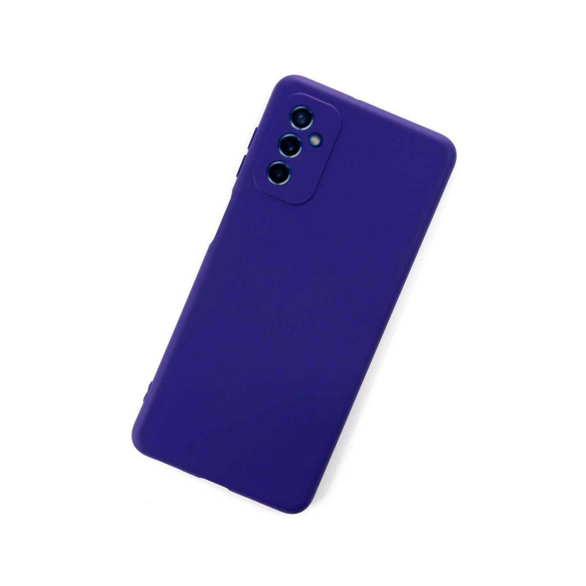 NEWFACE Samsung Galaxy M52 5g Uyumlu Nano İçi Kadife Silikon Telefon Kılıfı Mor