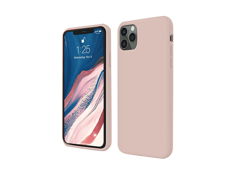 NEWFACE iPhone 11 Pro Uyumlu First Silikon Telefon Kılıfı Rose Gold