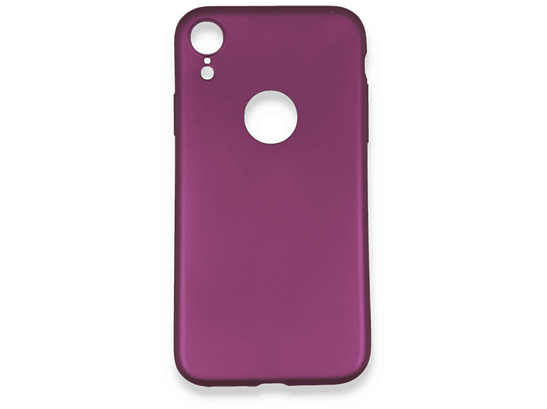 NEWFACE iPhone Xr Uyumlu First Silikon Telefon Kılıfı Mürdüm