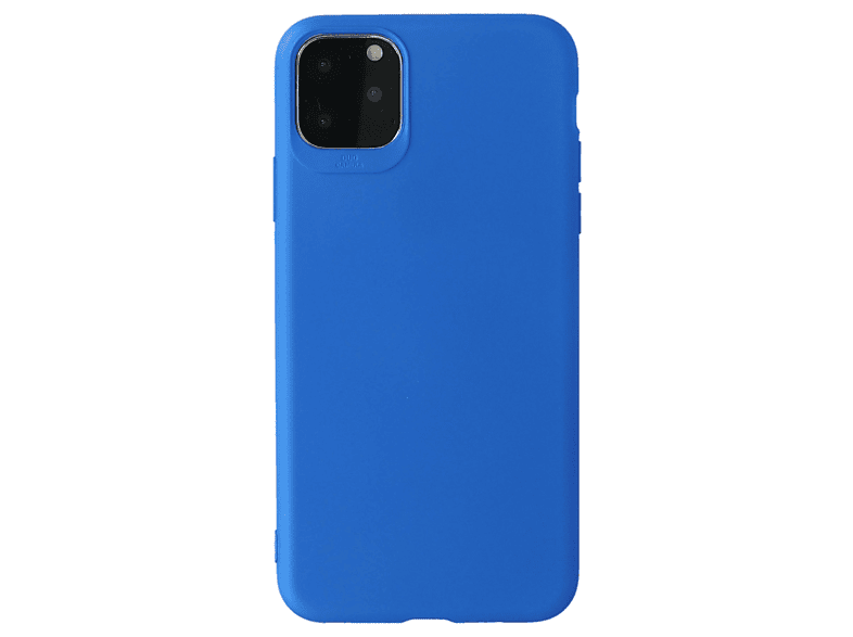 NEWFACE iPhone 11 Pro Max Uyumlu First Silikon Telefon Kılıfı Mavi